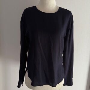 UNIQLO Classic Navy Long Sleeve Top